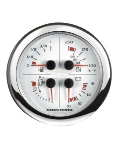 Volvo Penta 4-in-1 gauge (110mm) - 3885214