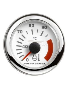 Engine Coolant Temperature Gauge 52mm Black - VP874918