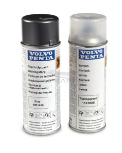 Volvo Penta paint drive - Gray + clear varnish - 3851220