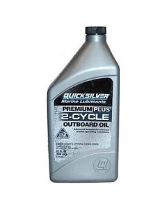 Quicksilver Premium Plus 2-Cycle Outboard Oil - 1Ltr - 2 stroke - 92-858026QB1